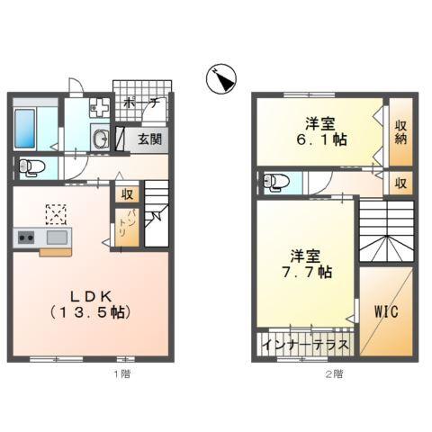 ビトンⅢ 間取り図画像