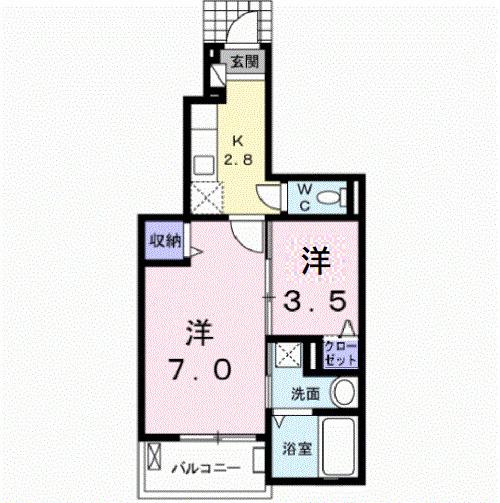 モジョ・コパン（102） 間取り図画像