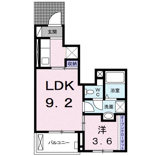 Ｑ−フロンティアⅢ（105） 間取り図画像