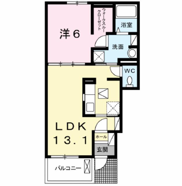 クラール　Ⅵ（102） 間取り図画像