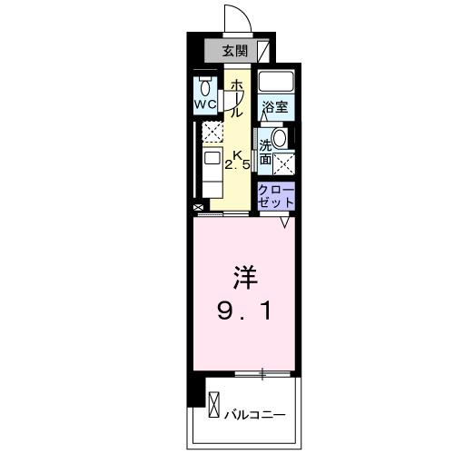 スイーツファクトリー深沢（402） 間取り図画像