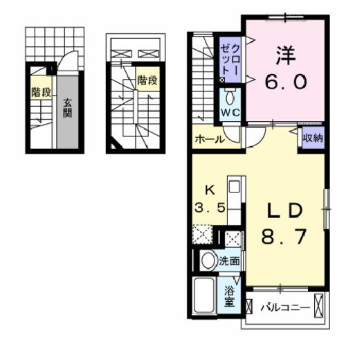 カーサ・トルトゥガ（301） 間取り図画像