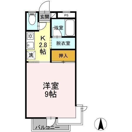 アピア開成（106） 間取り図画像