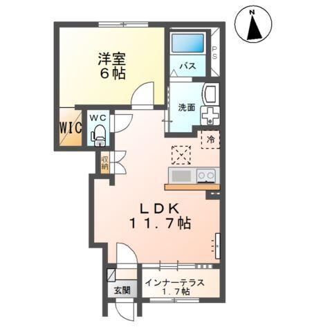 仮）富久山町久保田石鼻新築アパート 間取り図画像