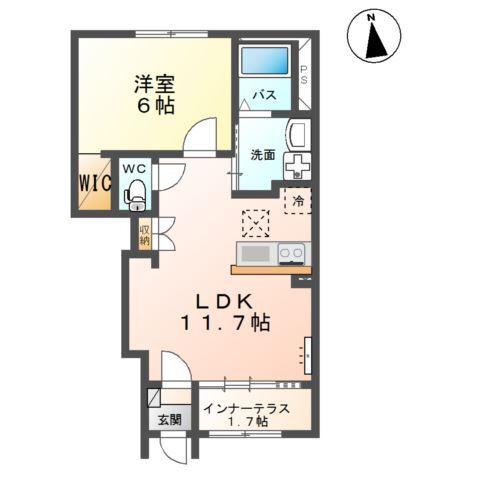 仮）富久山町久保田石鼻新築アパート 間取り図画像
