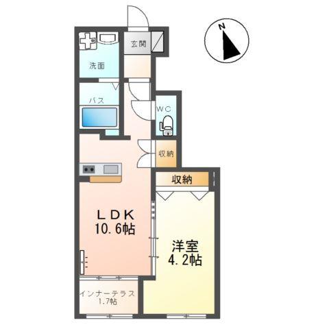 仮）日和田町川坂新築アパート 間取り図画像