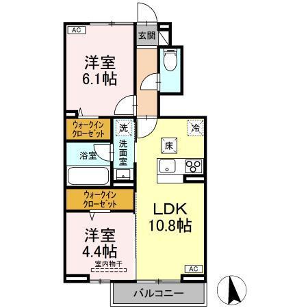 サンマールG（105） 間取り図画像
