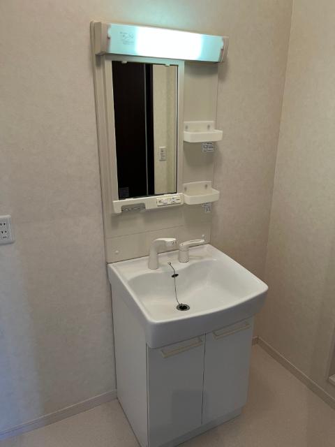 郡山市大槻町アパート 洗面