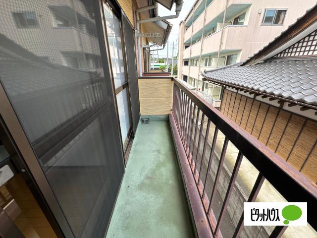 郡山市新屋敷アパート バルコニー