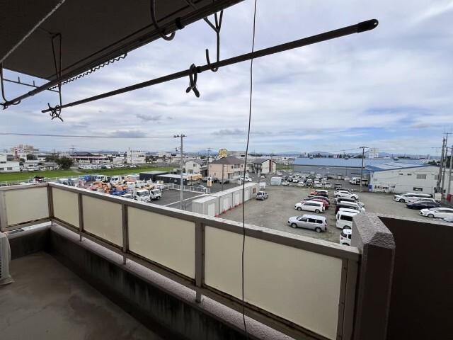 郡山市喜久田町マンション バルコニー
