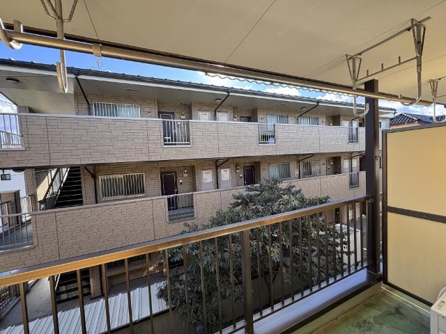郡山市富久山町久保田アパート バルコニー