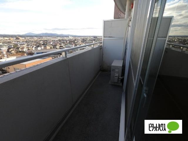 郡山市栄町マンション バルコニー