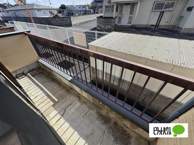 郡山市新屋敷アパート バルコニー