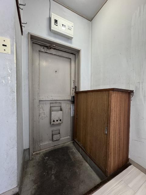 郡山市字山崎マンション 玄関