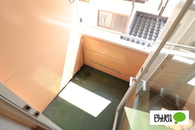 郡山市富久山町久保田アパート バルコニー