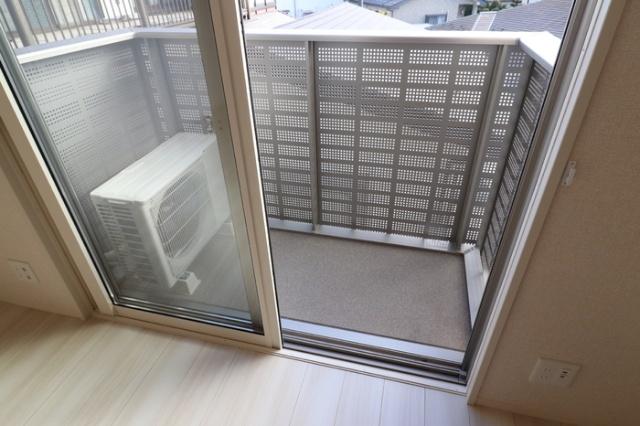 郡山市字山崎アパート バルコニー