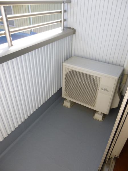 郡山市田村町金屋アパート バルコニー