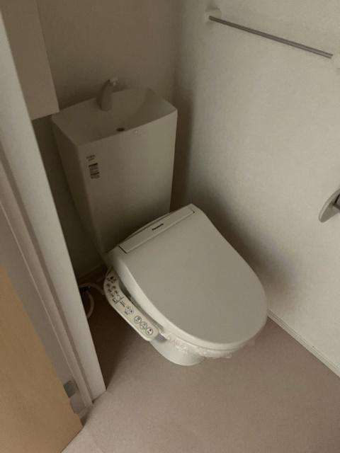 郡山市安積町日出山アパート トイレ