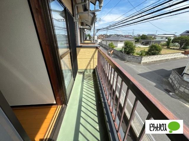 郡山市新屋敷アパート バルコニー