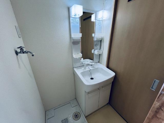 郡山市日和田町アパート 洗面