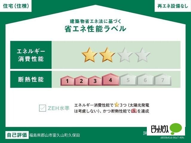 マロニエ・コートＢ（102） 省エネ性能表示ラベル