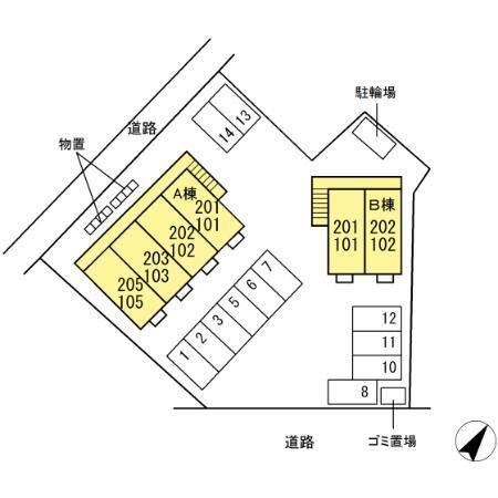 ラフォーレ山崎　Ａ（203） 共有部分