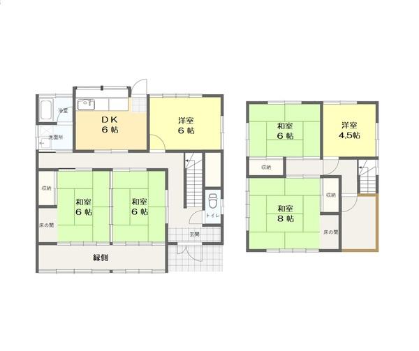 会津若松市湯川南 間取り図画像