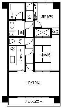 ファミール郡山開成山公園 間取り図画像