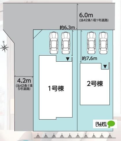 グラファーレ安積四丁目1号棟 土地画像