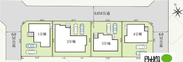グラファーレ安積町長久保三丁目1号棟 土地画像