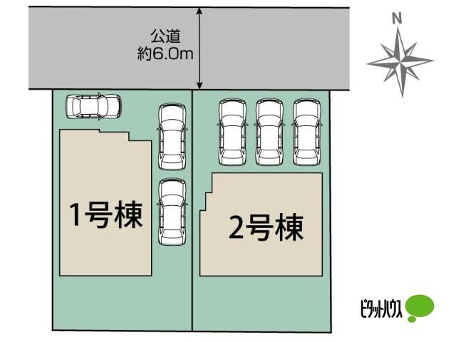 ブルーミングガーデン安積町笹川1号棟 土地画像