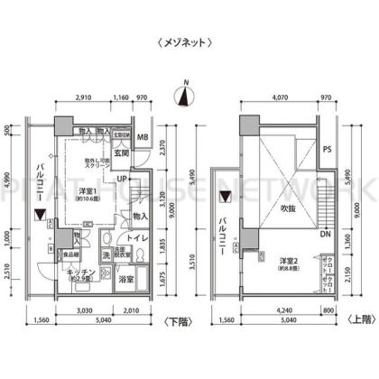  間取り図写真