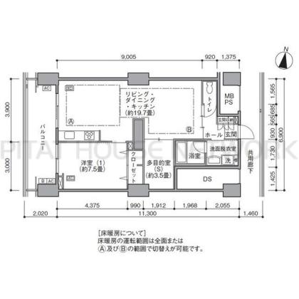  間取り図写真