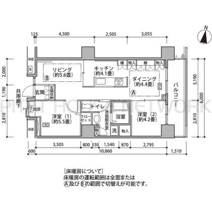  間取り図写真