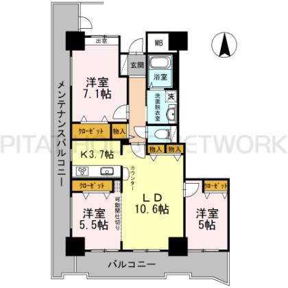  間取り図写真