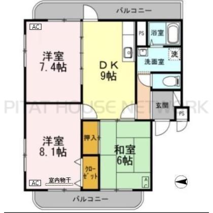  間取り図写真