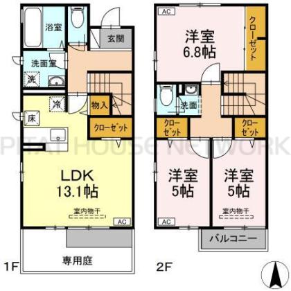  間取り図写真