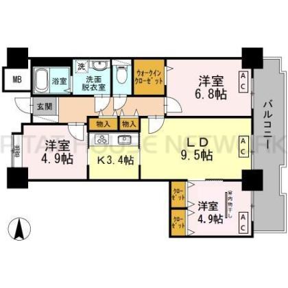  間取り図写真