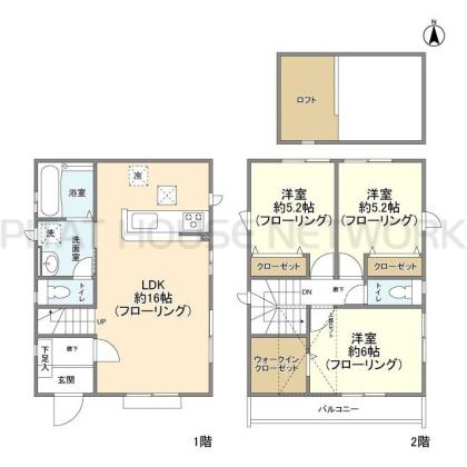  間取り図写真