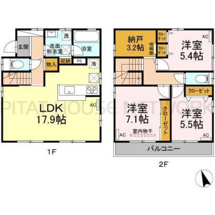  間取り図写真