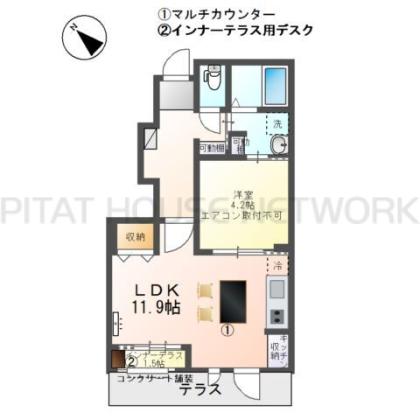  間取り図写真