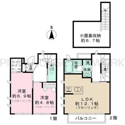  間取り図写真