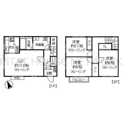  間取り図写真