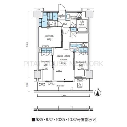 間取り図写真