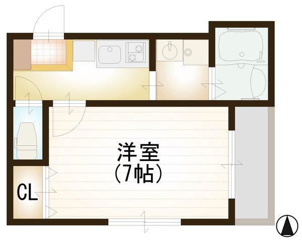 ビショー武蔵関（305） 間取り図画像