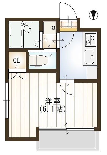 ＳＹＵＰＲＯＳ武蔵関（201） 間取り図画像