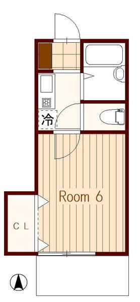 コーポ・レーヴ（102） 間取り図画像