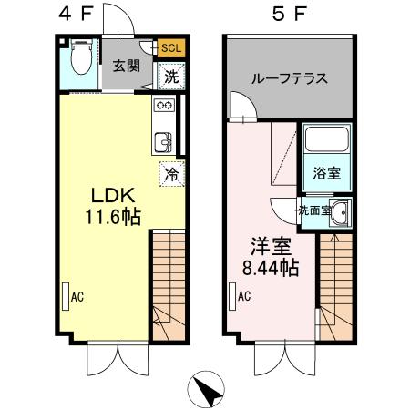 LAPiS目黒本町（403） 間取り図画像