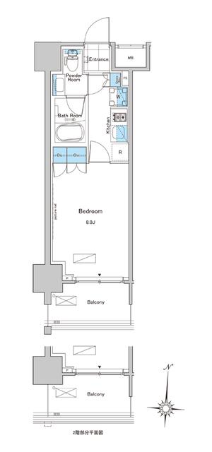 ルフォンプログレ清澄白河プレミア（909） 間取り図画像