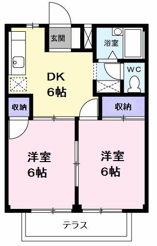 グリーンアベニュー（102） 間取り図画像